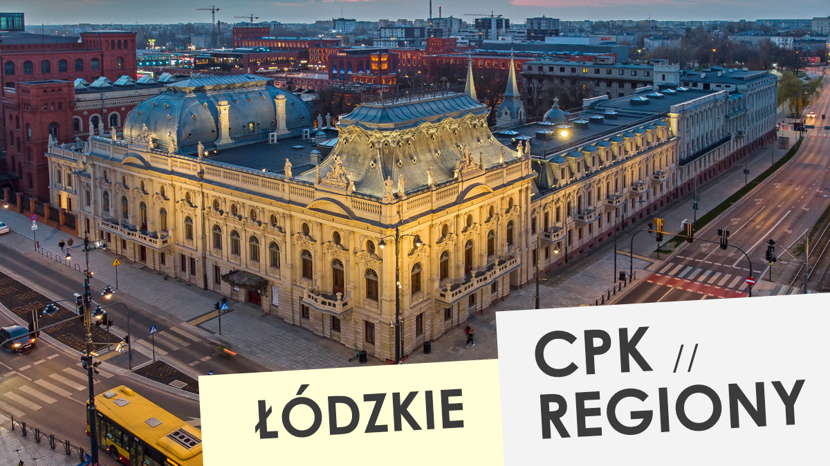 CPK A REGIONY #1 - ŁÓDZKIE Od dłuższego czasu chciałem napisać o tym jak cały program #CPK wpływa na regiony - by ponownie udowodnić, że jest to projekt decentralizujący, czyli budujący silną pozycję nie tylko stolicy, ale i reszty kraju. Najlepszym tego przykładem jest