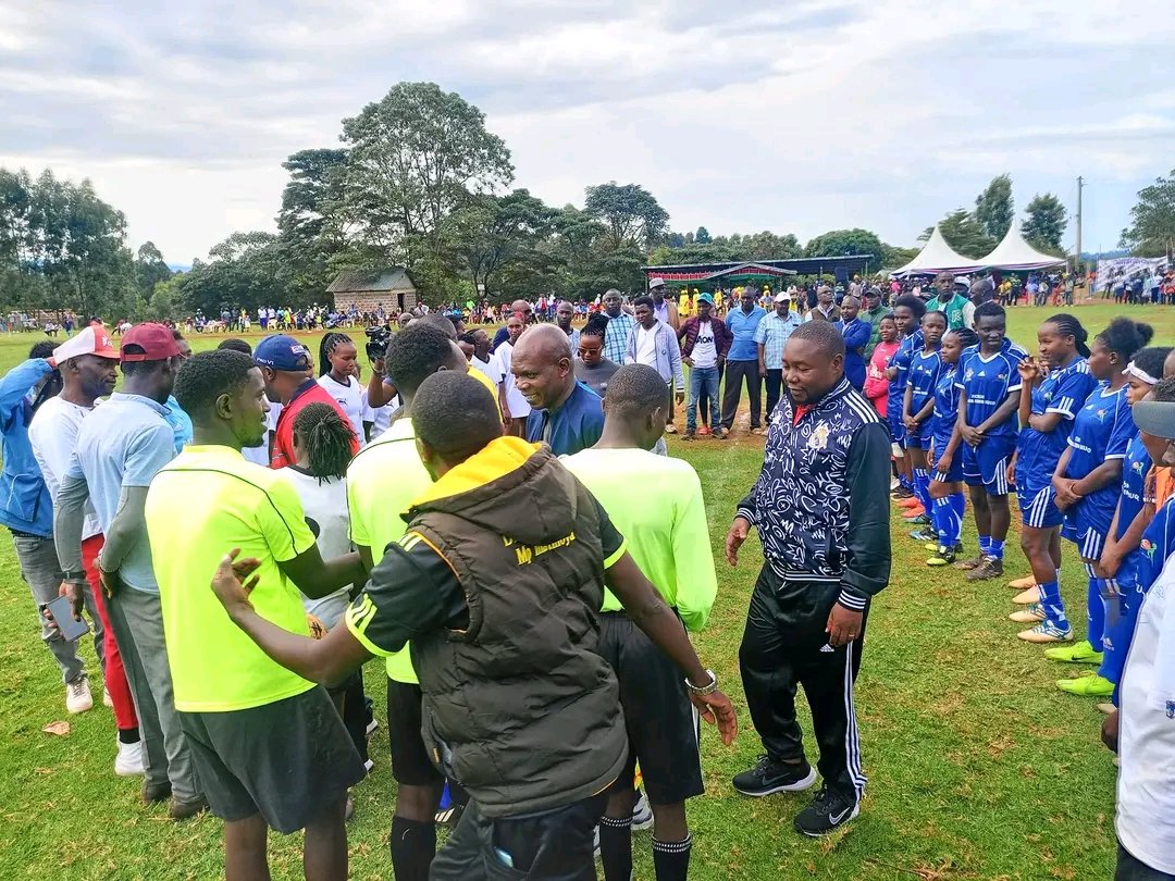 In a bid to strengthen Likuyani Constituency's bond with its counterparts, exchange best practices, and promote sports development to nurture raw talents, I accompanied my colleagues from the National Assembly to attend the Dr. @MugoGichuki 2024 Supercup finals in Mathioya