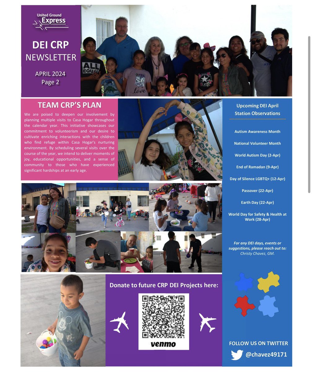chavez49171's tweet photo. April is also #NationalVolunteerMonth For Easter #TeamCRP✈️ along with Don Morgan went to visit the kids from Casa Hogar in Matamoros, MX. It was a great time. Thank you too all those who donated. @UGESocial https://t.co/RtcdfrPnJ7