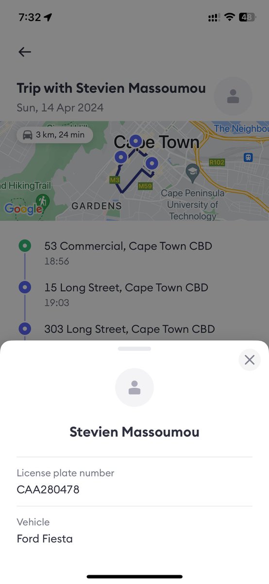 5milllionM's tweet photo. @Boltapp_za THIS IS THE WORST DRIVER I’ve meet on BOLT ZA, I CAN’T BELIEVE BOLT ALLOWS RACIST DRIVERS, this is a shame… https://t.co/6eQJHKGXm5