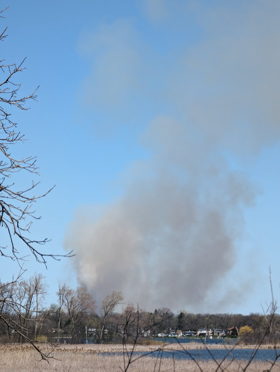Scott_Baker's tweet photo. It's cleared quite a bit but something is burning. https://t.co/4PI4u87FSA