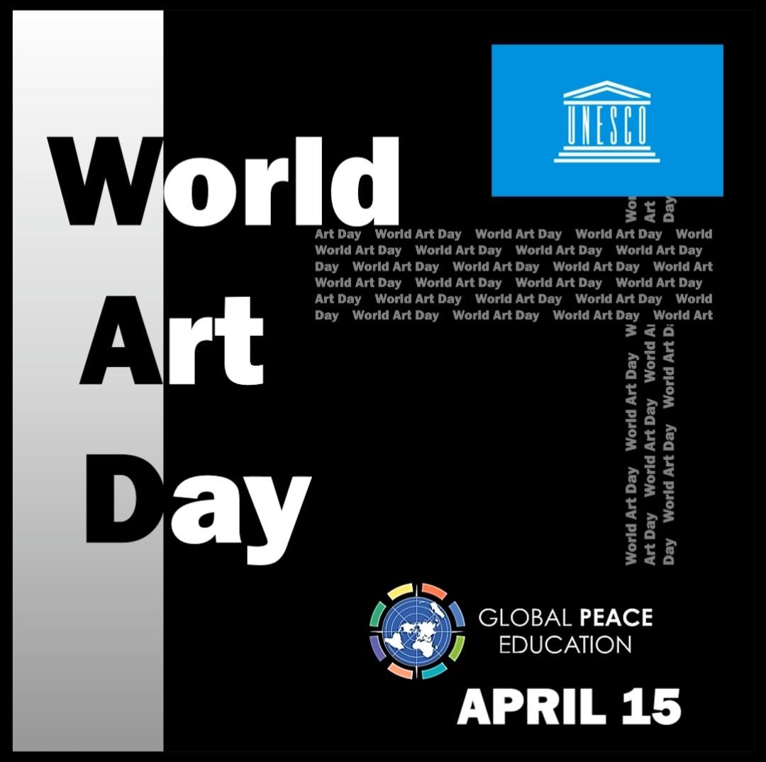 Únete a la conferencia zoom del 15 de abril 𝙒𝙤𝙧𝙡𝙙 𝘼𝙧𝙩 𝘿𝙖𝙮 por un mundo mejor. Inscrip. Gratis en: lu.ma/gpenart2024 #gpenart2024 #infpeace #worldartday #art