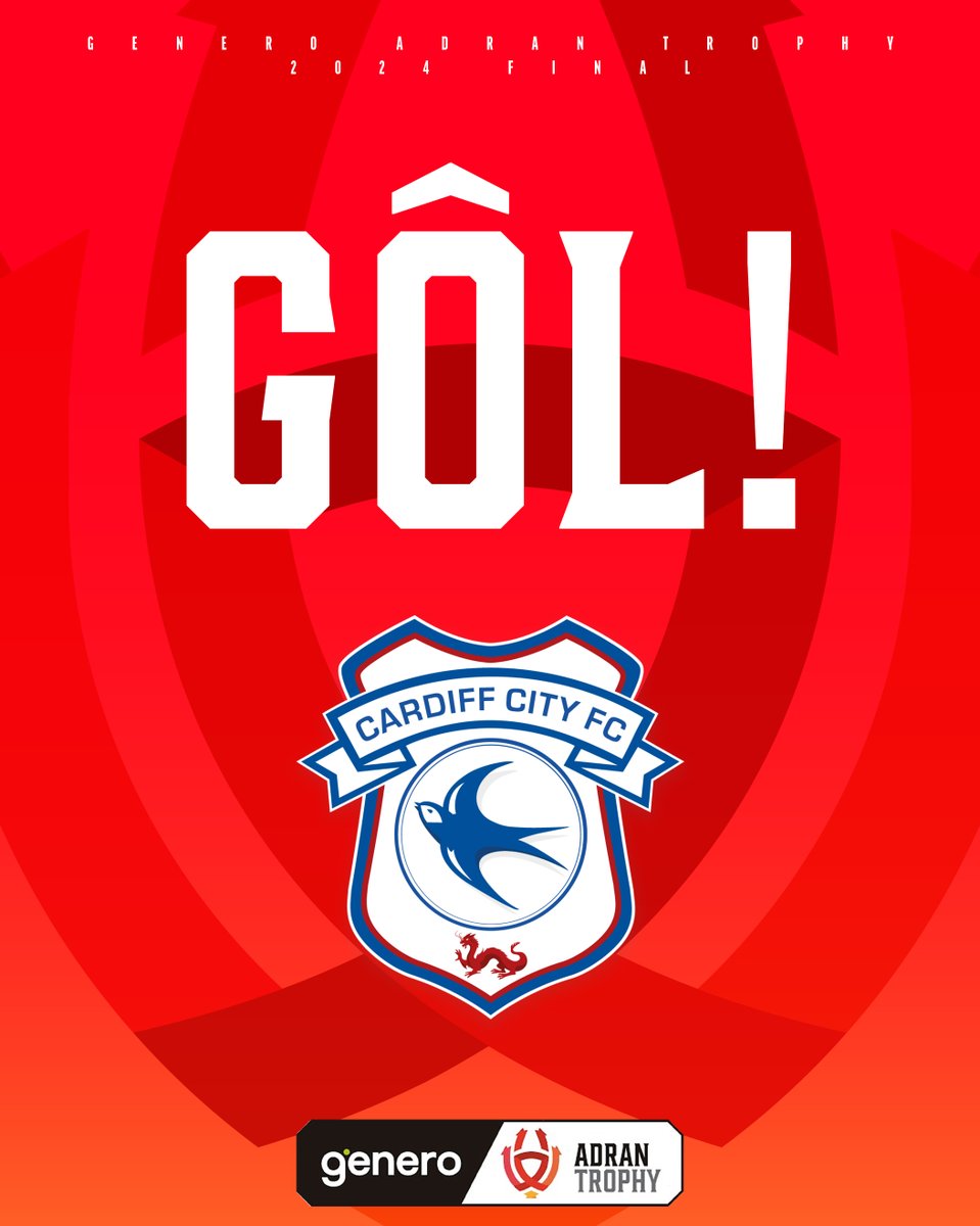 72' | 🔵 2-1 🦢 KEHOE PUTS CARDIFF AHEAD! Watch live 👉 bit.ly/3TYr6sv #GeneroAdranTrophy