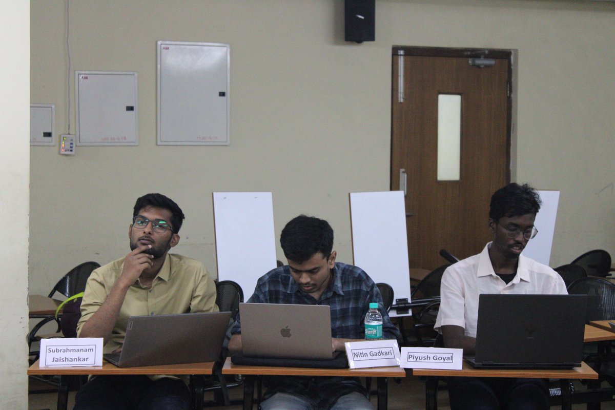 Vroomy_'s tweet photo. Delegation: S. Jaishankar
Forte: Consuming US media in breakfast.☕
#ymun #mun #iiitkalyani https://t.co/iD6od6ucTf