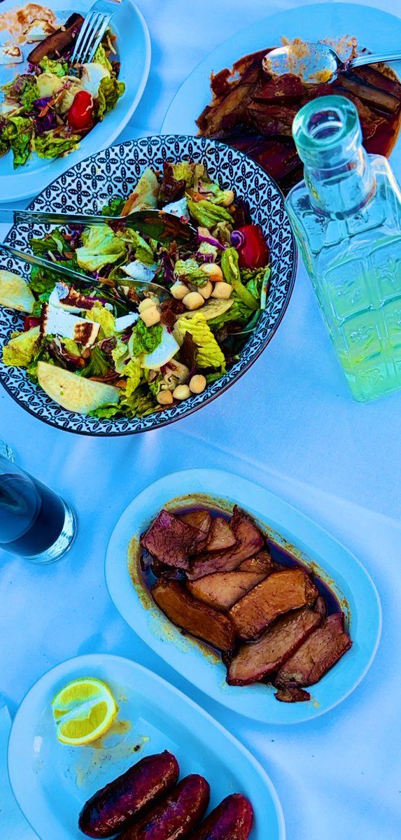 5amJones's tweet image. Eat Greek… #PoliouHouse #Cretan #Opa #PorkBellyintheWoodOven #LambLamb #CanIeatthisallthetime