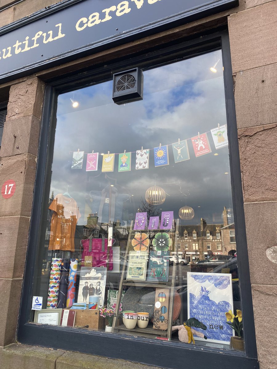 A wee window change to mark the end of the Easter holidays… #indieretail #backtoschool