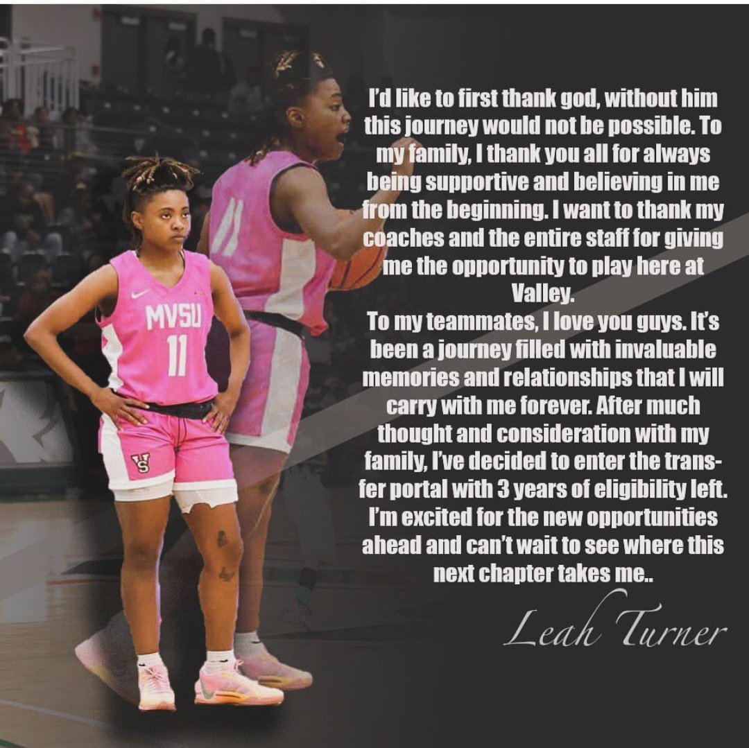 Cybil Turner (Leah/ Cayden Turner's mom) (@turnercybil) on Twitter photo Leah Turner #11 MVSU - Highlights on field level. Shooting Guard with great iq and passing abilities. Rebounds and can defend. Awesome student and coachable. @FbcLegacy <a href="/FBC_Legacy/">FBC TEAM LEGACY</a> <a href="/IamLeahTurner/">Leah Turner</a> <a href="/Coach_DAcree/">CoachAcree</a> <a href="/TheGriffinBears/">Griffin High School Athletics</a> <a href="/KyleSandy355/">Kyle Sandy</a> <a href="/FBCMotton/">FBC Mo</a> <a href="/pitts_academy/">COACH PITTS</a> Leah Turner #11 MVSU - Highlights on field level. Shooting Guard with great iq and passing abilities. Rebounds and can defend. Awesome student and coachable. @FbcLegacy <a href="/FBC_Legacy/">FBC TEAM LEGACY</a> <a href="/IamLeahTurner/">Leah Turner</a> <a href="/Coach_DAcree/">CoachAcree</a> <a href="/TheGriffinBears/">Griffin High School Athletics</a> <a href="/KyleSandy355/">Kyle Sandy</a> <a href="/FBCMotton/">FBC Mo</a> <a href="/pitts_academy/">COACH PITTS</a>