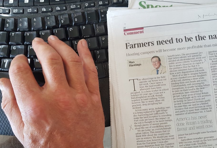 25 years ago I had my first letter published in The Times, last month was my 135th

pithy environmental: some refreshed thoughts on a letter to the Editor
robyorke.co.uk/2020/07/dear-s…