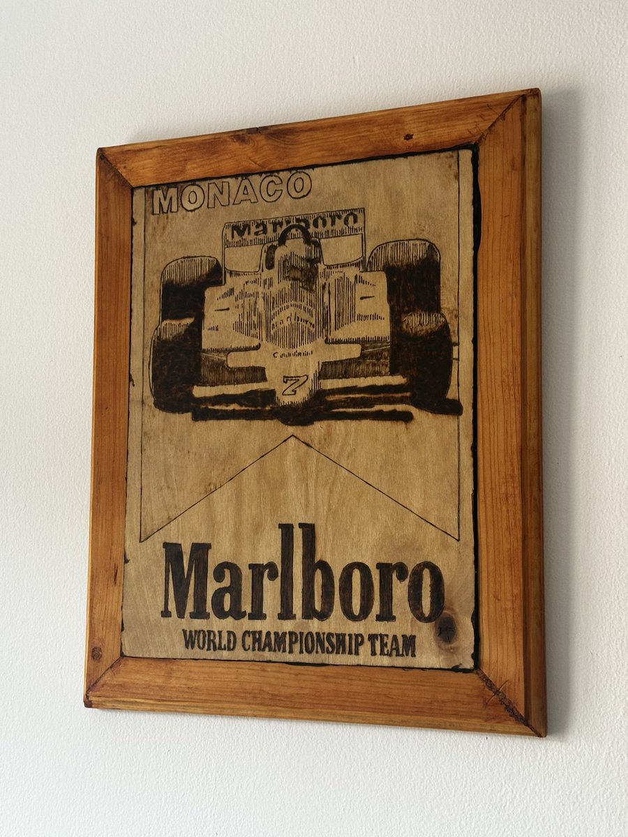 ORCpyrog's tweet photo. Realized I hadn’t posted the Marlboro Formula one poster yet https://t.co/hIDRMvsUz3