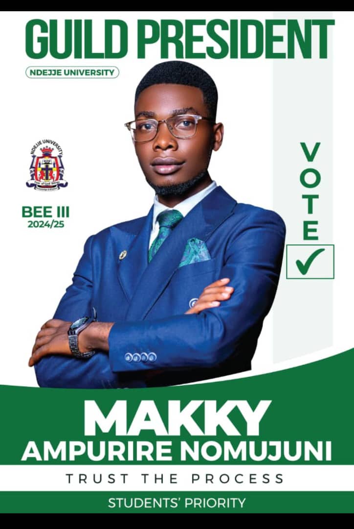 Hey @NdejjeUnive , here is the president that will serve you! Let's do it ✅ #MakkyTheMan #TrustTheProcess #StudentsPriority