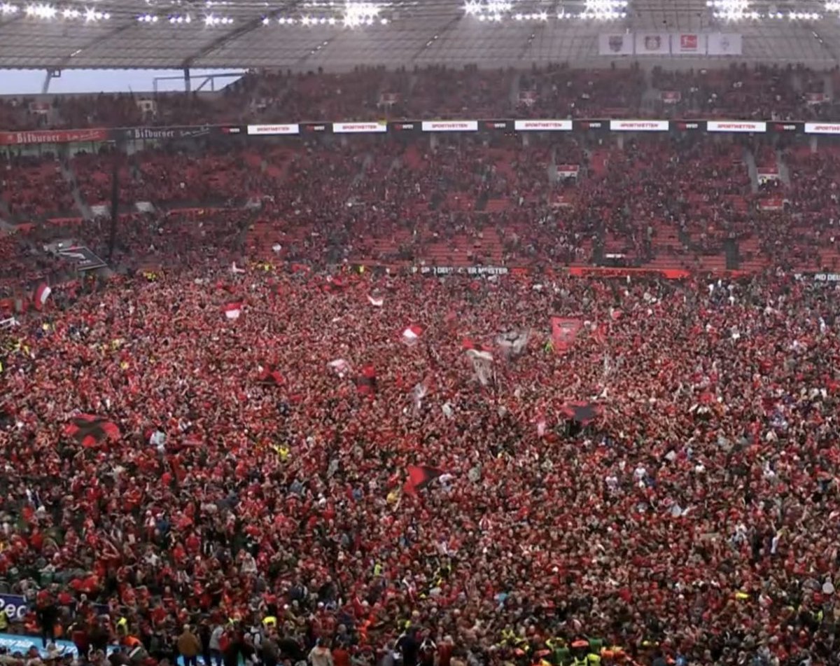 Leverkusen stadyumu.