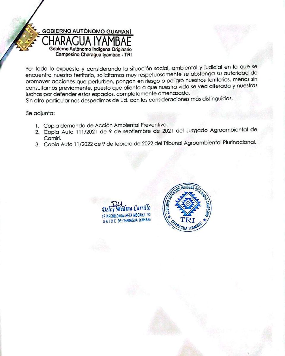 Una se descuida 5 minutos y ya están listos para atropellar el monte de nuevo.

#NoSobreelÑembi