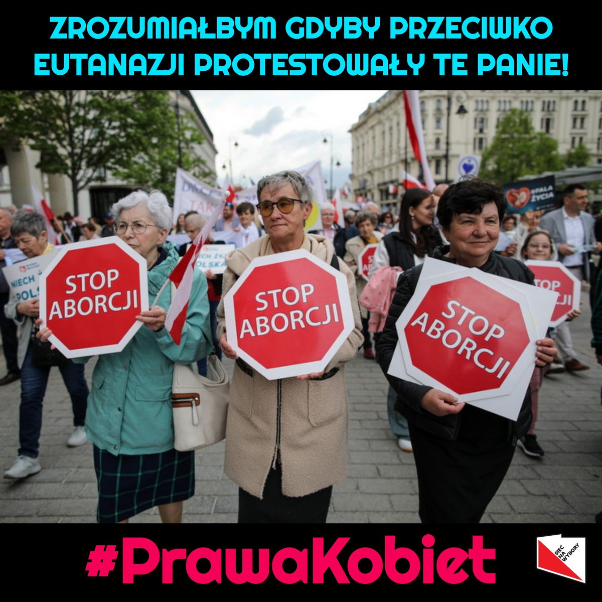 Kółko różańcowe na wezwanie biskupa rusza protestować! 

#PrawaKobiet