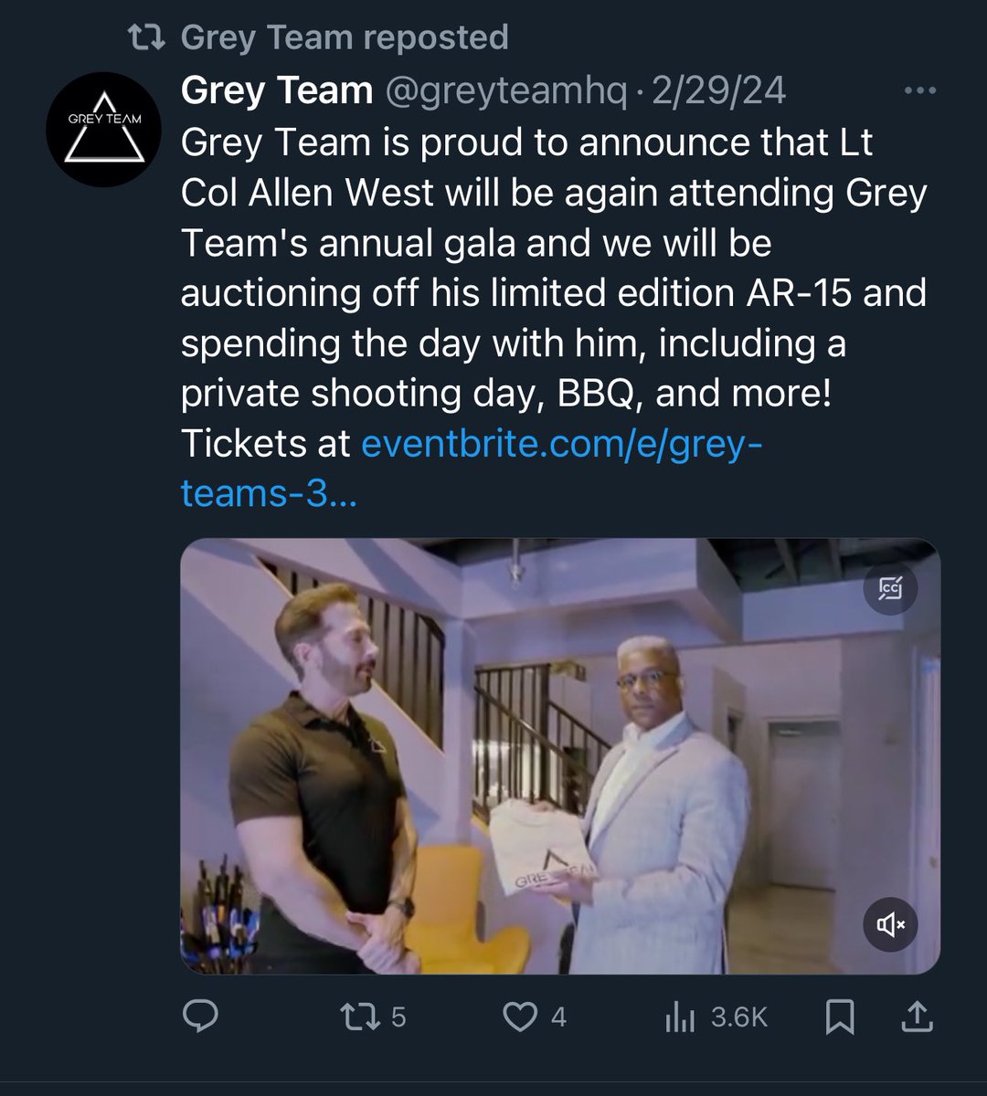 The more I dig… The “nonpartisan” sponsor of the event, Grey Tm, had as their guest speaker for their own annual gala…wait for it…