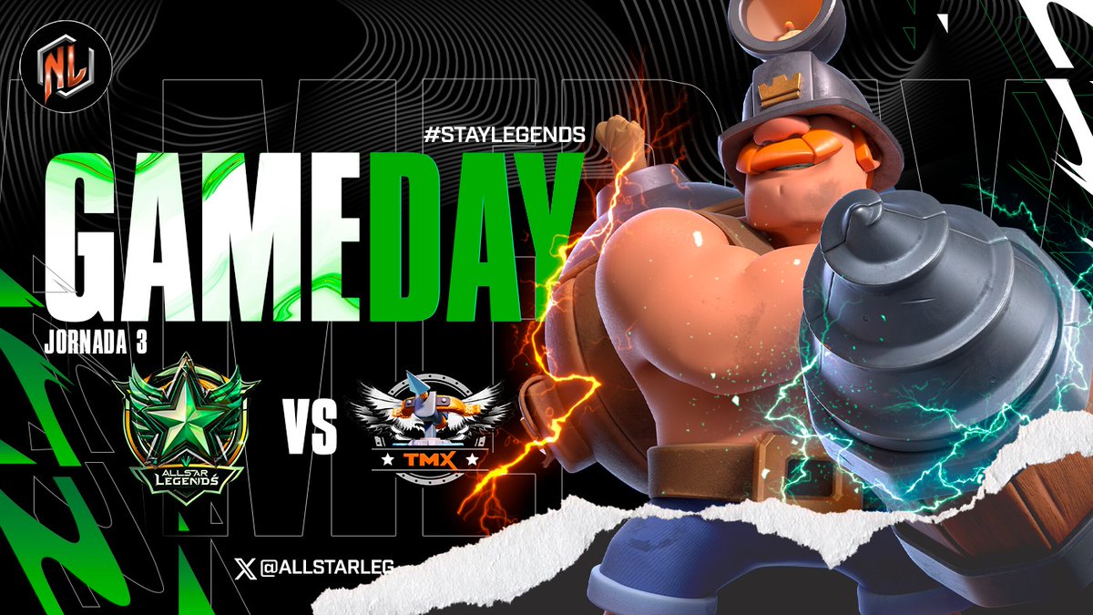 Esta tarde, enfrentamiento estelar en el cosmos 🌌⚔️! @TasteMyXbow, ¿están listos para la acción? ¡Nos vemos en la arena! 🏆| NL Clash Cup 🧩| J-3 🆚| TasteMyXbow ⏰| 1:00pm🇲🇽3:00pm🇨🇺 #StayLegends