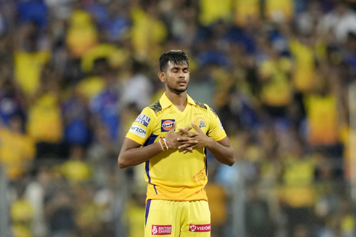 'Ravi Shastri: Pathirana is doing what Bumrah does for MI'

There can't be better praise for Matheesha than the above from a man who knows Bumrah inside out. 

Tonight, Matheesha became part of CSK folklore. Ripping the heart of archrivals out in their den. 

Marvelous Matheesha!