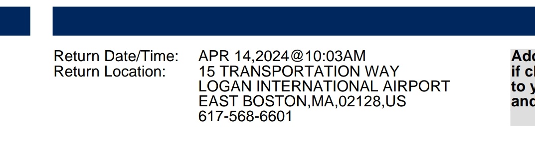 GarethSym's tweet photo. Hey @Budget thanks for sending me an invoice, but please make sure its  correct. According to this I only handed the car back to you 4hrs ago... and I'm currently in the UK, and have been since the 10th April. https://t.co/LdQdS9Socc