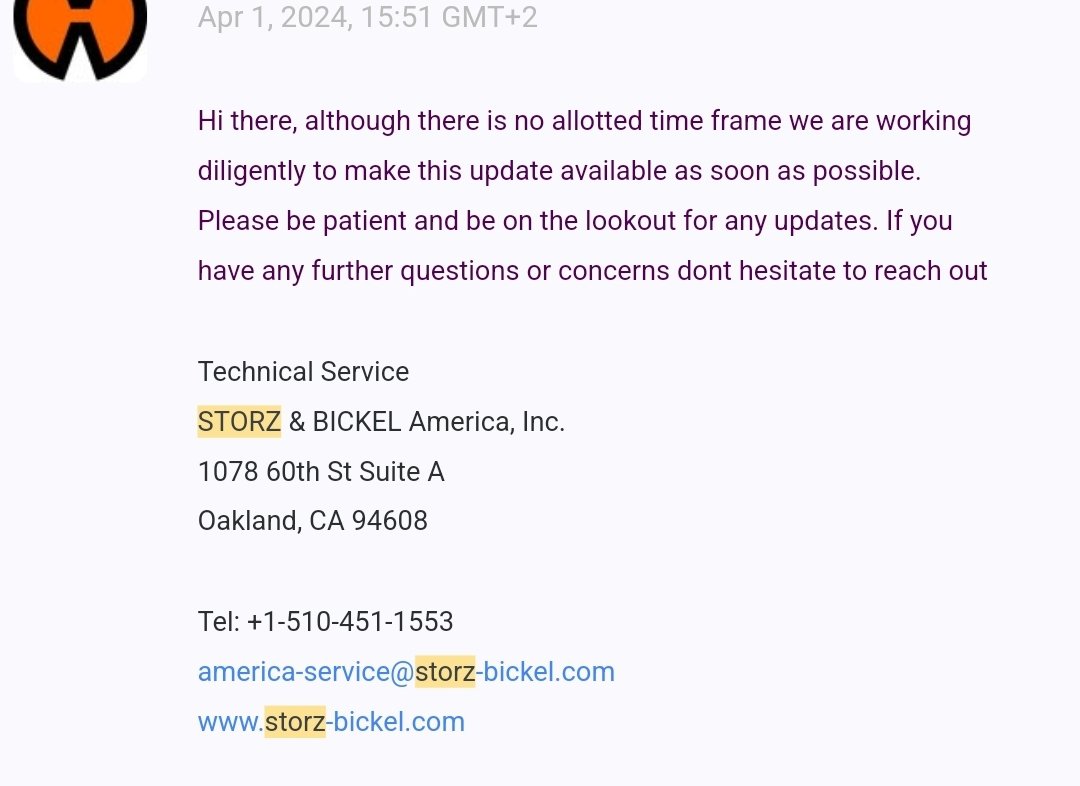 @storz_bickel Save Your $$$! Brand New #Venty Vaporizer E04 Code. Company refuses to replace it. Spent $440+ for this to stop working in less than a month. I emailed Storz and Bickel and look at their reply!!! Making customers wait for an update is ridiculous. Replace these faulty  devices!!!
