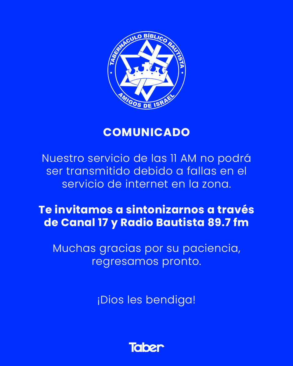 COMUNICADO OFICIAL ⚠️