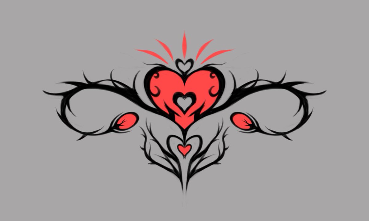 前ツイートしてた淫紋のデザインしてる
堕ちていく度に赤い線が増えて完堕ちすると赤く塗ってる部分が染まるとかそういう感じ
4種類くらいデザインしたら素材として配布する・・・かも? 