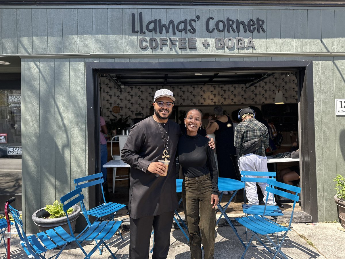 I often share with our church the importance of the Black dollar. So after worship this morning, our church packed out Llama’s Corner, a Black woman-owned coffee shop in the 21217. We also will be exclusively using their coffee at our church. If you’re ever in Baltimore, stop by!