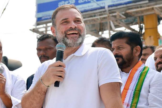 This man standing behind Rahul Gandhi in this pic (literally been standing always) is no new name, and now evolving as a mass leader for INC. Revanth Reddy helped Congress form govt in Telangana on its own.His hard work,dedication for party and fan following is unmatchable. In…