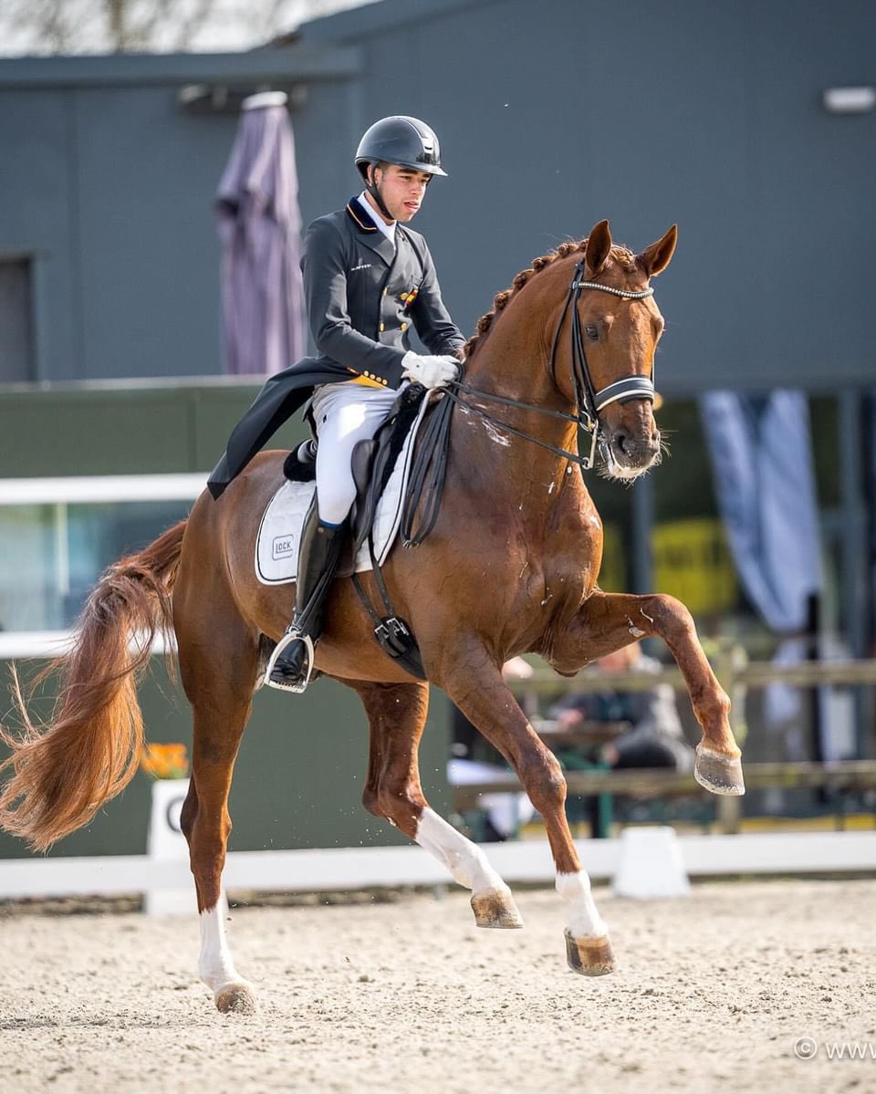 rfhe_'s tweet image. Segundo puesto 🥈 para @rubenmengualreig en la Intermedia II del CDI U25 de Tolbert, montando a Glock’s Flavio, consiguiendo medias de hasta 70,784% en el total y 7,5 en impresión general.👏🏼

¡Enhorabuena! Gran fin de semana de nuestros españoles en Tolbert 🇪🇸☺️

#RFHE #tolbert