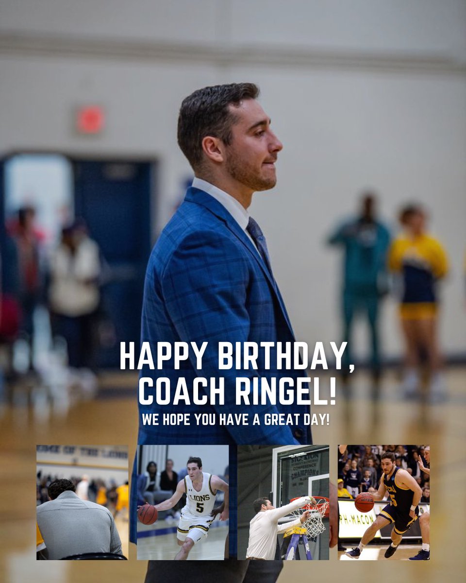 Join us in wishing a VERY happy birthday to alumni and current grad assistant coach, Coach PJ Ringel! Thank you for all you have done and contributed to our program! We hope you have a great day! 💙💛 #tcnjmbb