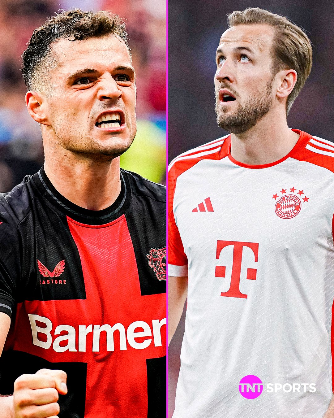 Football on TNT Sports on X: "Granit Xhaka 1⃣-0⃣ Harry Kane. Both players  left North London last summer in search of a new challenge, but only one  will lift the Bundesliga title