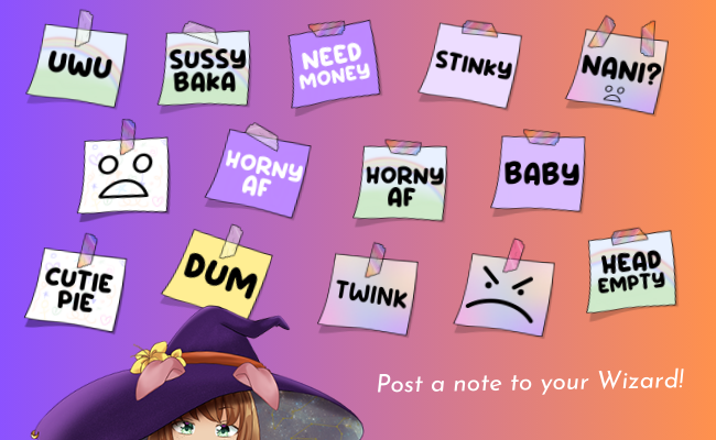 WizardThePig1's tweet photo. Post a note to your Wizard, oh twitch chat of pigxies~
Here are all of the options you have to choose from, when someone gives $10 directly to my ko-fi you can choose whichever you would like to stick to my model for the rest of stream!
https://t.co/hGbBinWNPe https://t.co/NP5RmnNCMI