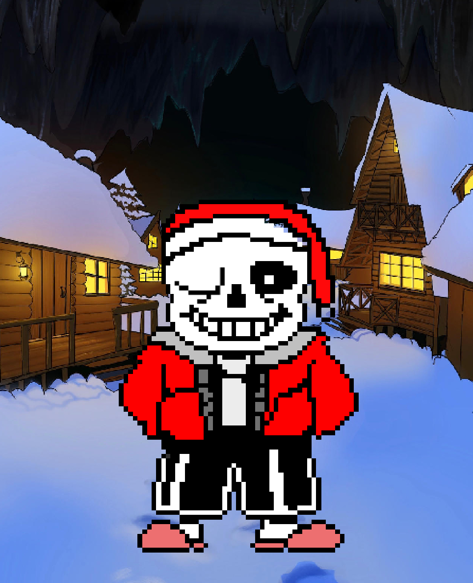 Santa Sans Decides tweet media