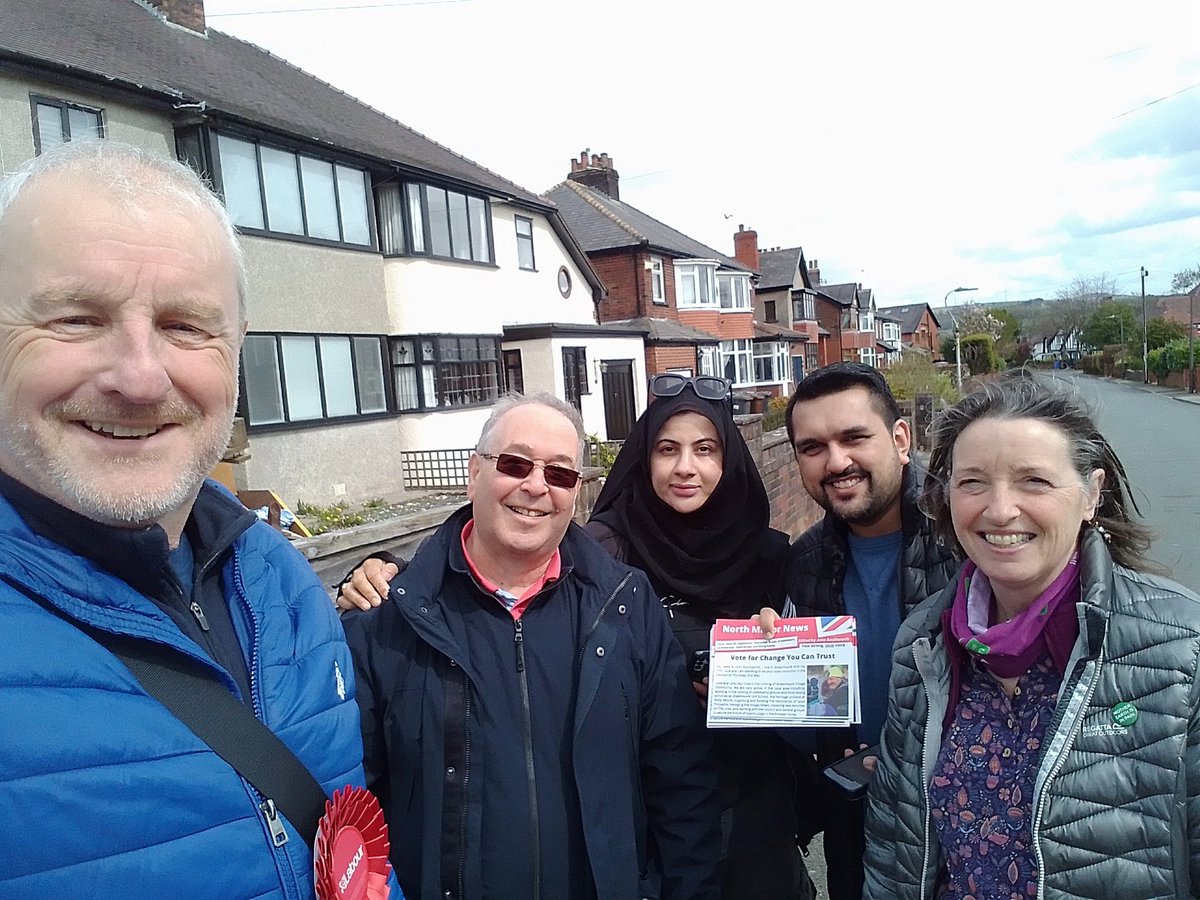 The local election is just around the corner in #NorthManor in #BuryNorth with the GE not far behind. Our teams have been out and about again in the ward, receiving a great reception. Meeting people wanting change. #ChangeYouCanTrust