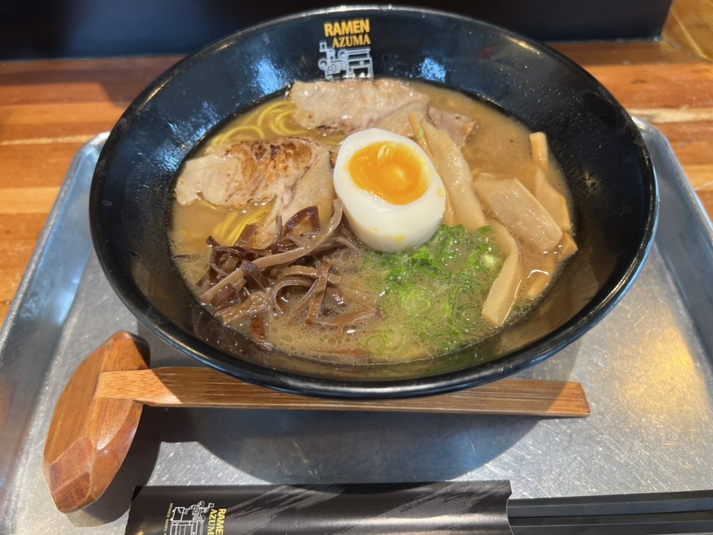 dsk8417's tweet photo. ご馳走様でした！
#Ramen #ラーメン #Azuma #NJ  🇺🇸 https://t.co/a0czVirKxF
