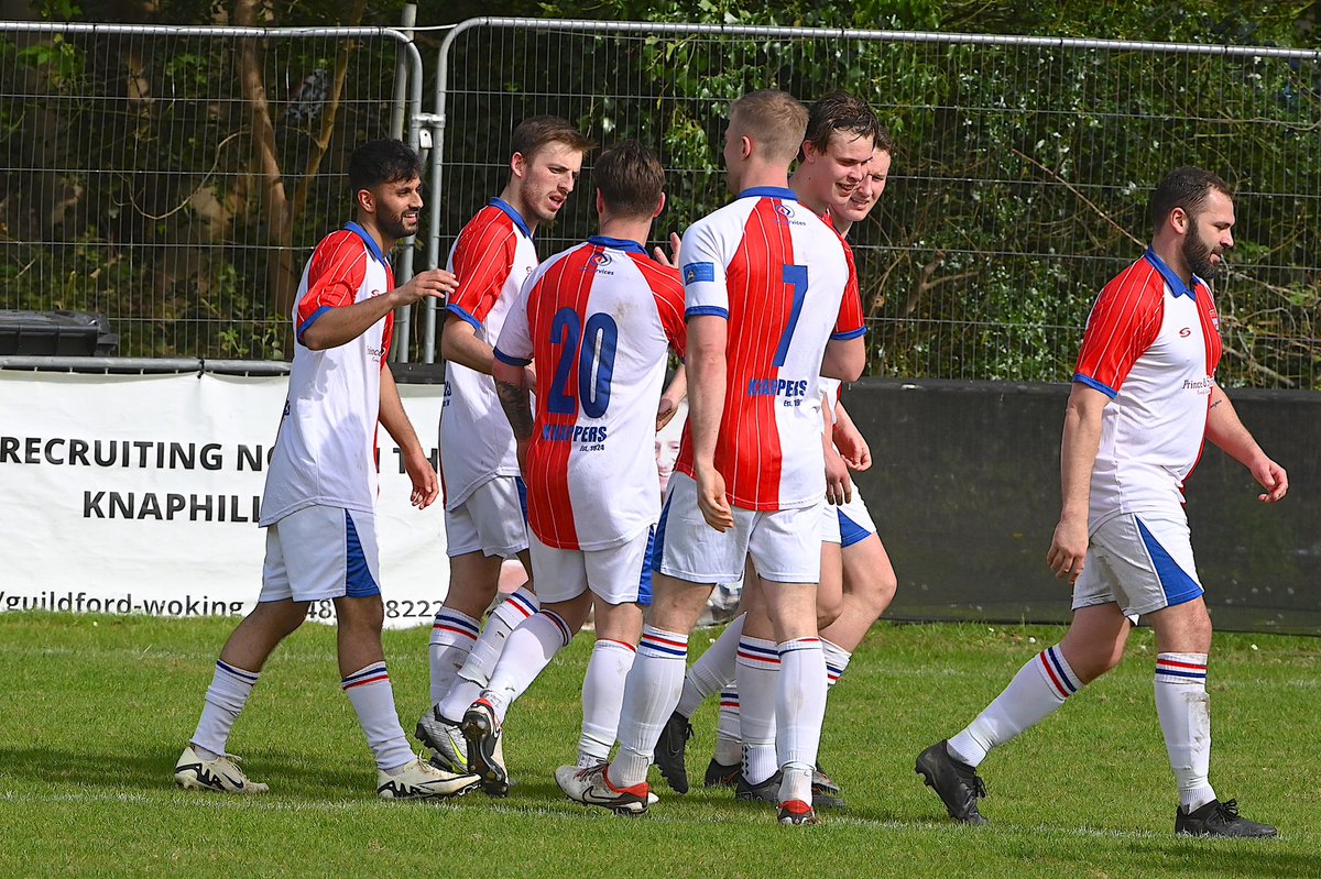 Adam Aziz was able to double The #Knappers lead to 2-0, just after half-time, during yesterday’s (13 April) fixture vs Colliers Wood United.