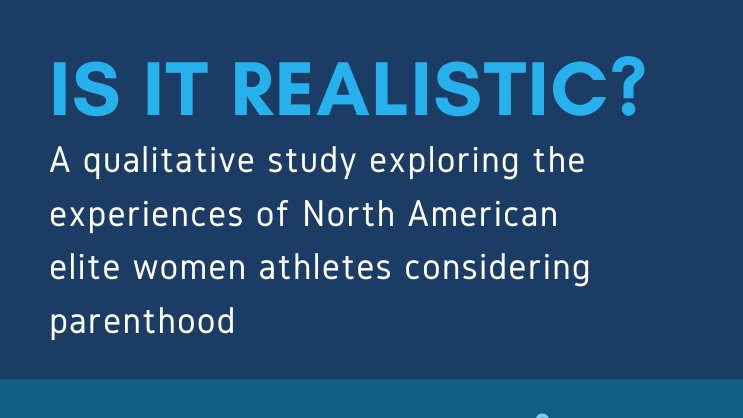 Excited to see our latest paper exploring the experiences of elite athletes considering parenthood out now in @SportsMedicineJ ! Key action items identified by athletes to improve gender equity in sport outlined below. @taraleighmchugh and I are working hard to address them!