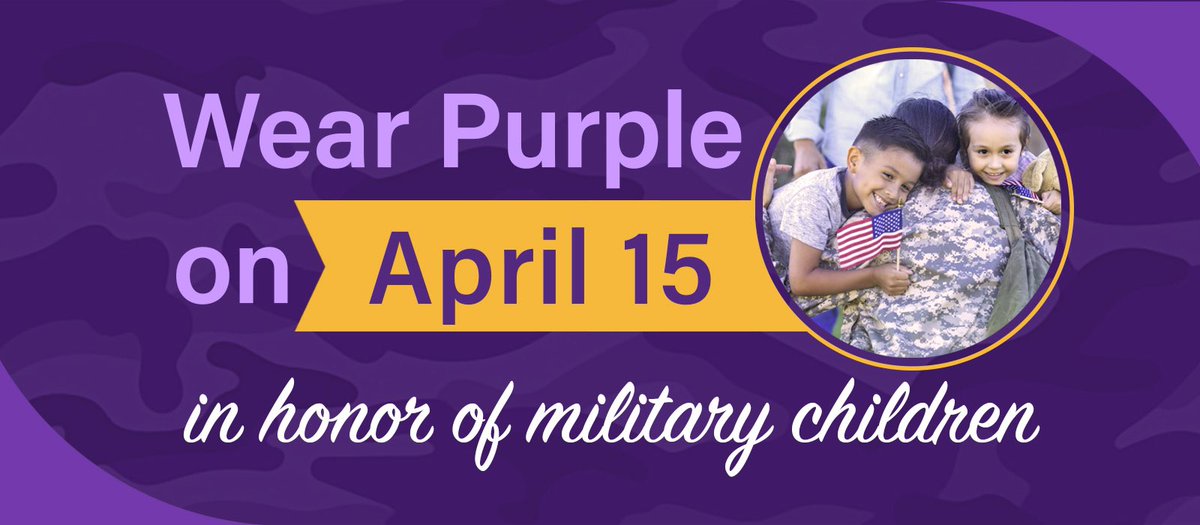 lisa_carrasco1's tweet photo. Purple up tomorrow 💜@NISDMurnin The Military child can adapt! They are resilient! They have a desire to SERVE👏🏼@m_chadick https://t.co/ClFwb5pFPT