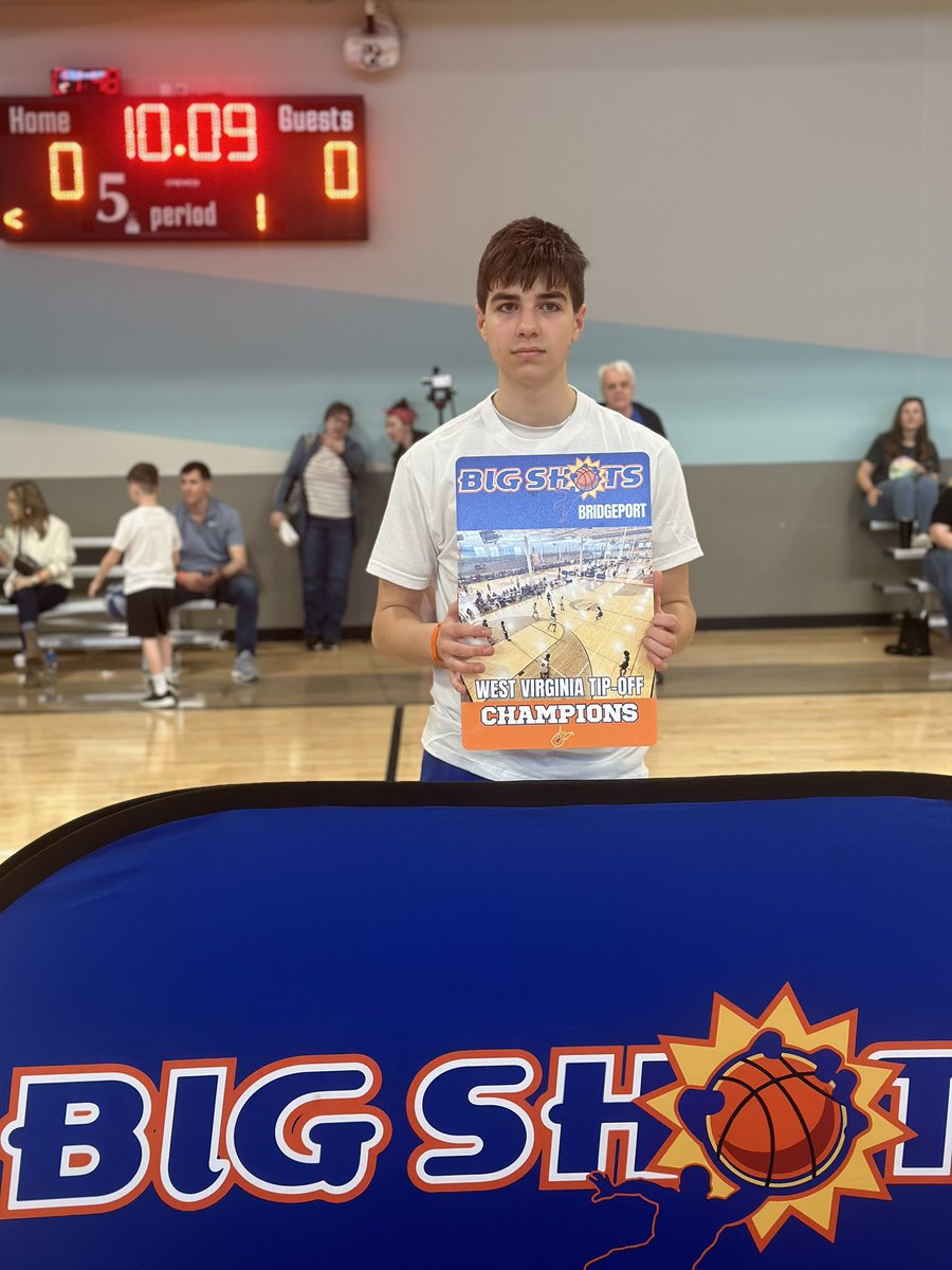 BigShotsGameMVP's tweet photo. #BIGSHOTS #WVTipOff
🏆 14U Championship 🏆 

WV Legends 59
11 Blaze Colistra MVP
4 Sam Frey 18 

Blue Gold Select 38 https://t.co/lwlxi9pBZZ
