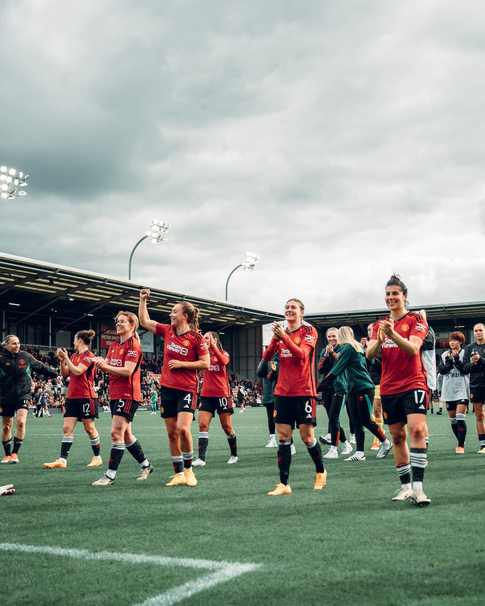 A day we won't forget in a hurry. Goodnight, Reds ❤️ #MUWomen || #WomensFACup