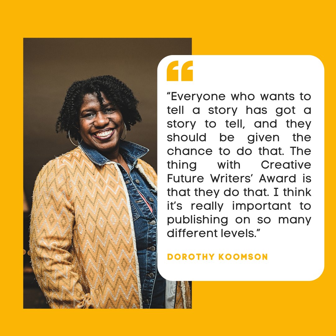 The deadline for our Writers' Award is fast approaching! Have you submitted yet? 👀 Here's your daily dose of encouragement, this time from past judge @Dorothykoomson✨ Submit and find out more at: bit.ly/CFWA2024