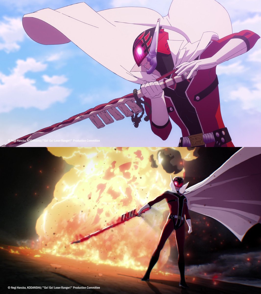 Red Keeper 😍

— Watch Go! Go! Loser Ranger! on Disney+ and Hulu!