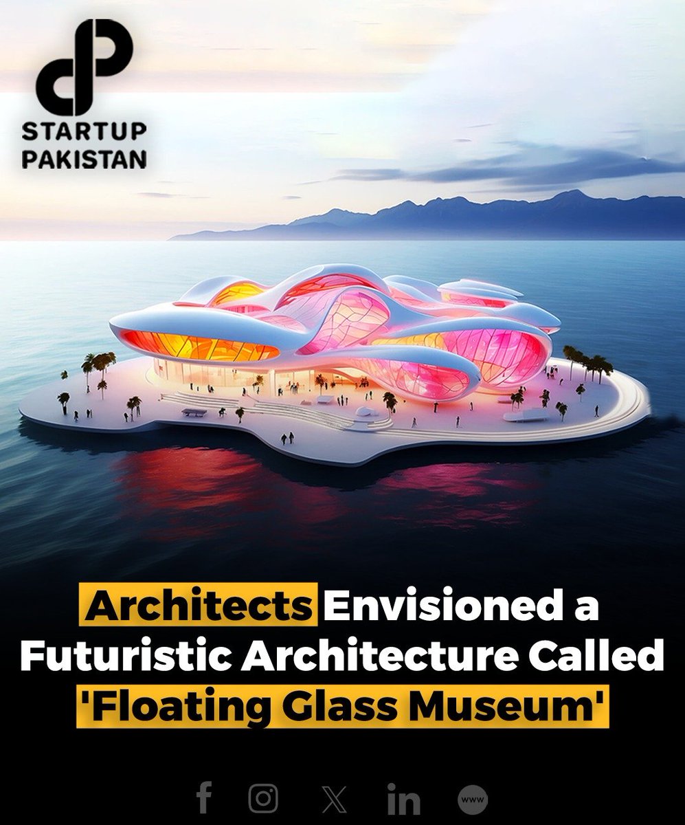 The innovative concept of the Floating Glass Museum, conceived by Luca Curci Architects, integrates contemporary art and sustainable design to combat climate change. 

#FloatingGlassMuseum #SustainableArchitecture #ArtAndNature #InnovativeDesign