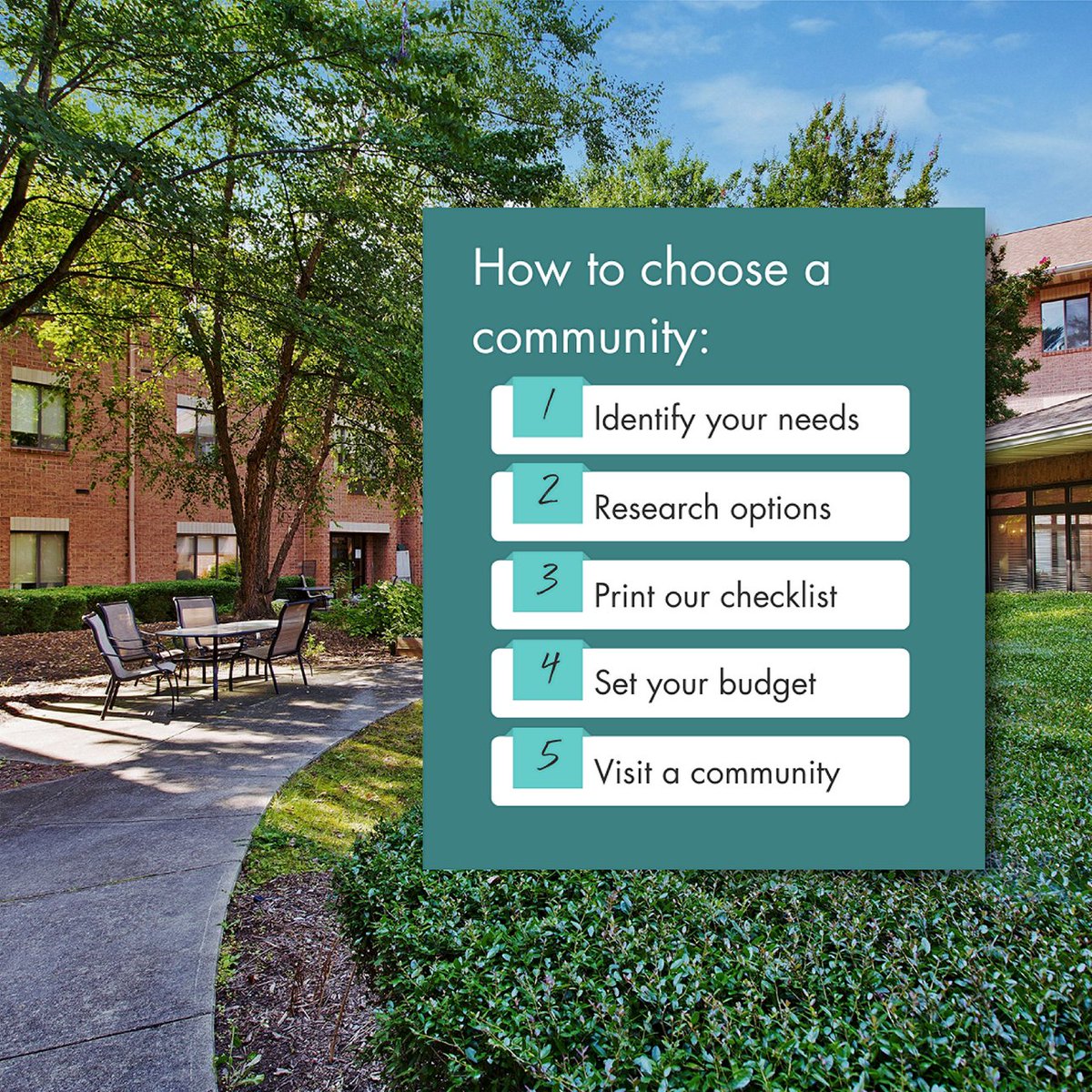 Stop by our website to explore suggestions on how to choose a senior living community. We also offer financial planning tools and a tour checklist to guide you on making the best possible decision for you. Link in bio #SonidaSeniorLiving #FindYourJoyHere #ChoosingSeniorLiving