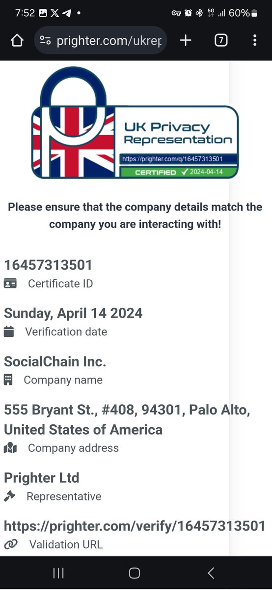 nadimardini's tweet photo. ⚠️ Attention to those with legal doubts...

Pi Network is licensed to operate in Europe, headquartered at SocialChain Inc in the UK and EU.

Stay tuned as we pave the way for cross-chain Pi coin transactions globally 🌍

Join us in building a secure future for digital currency! https://t.co/LhQUpGy0K9