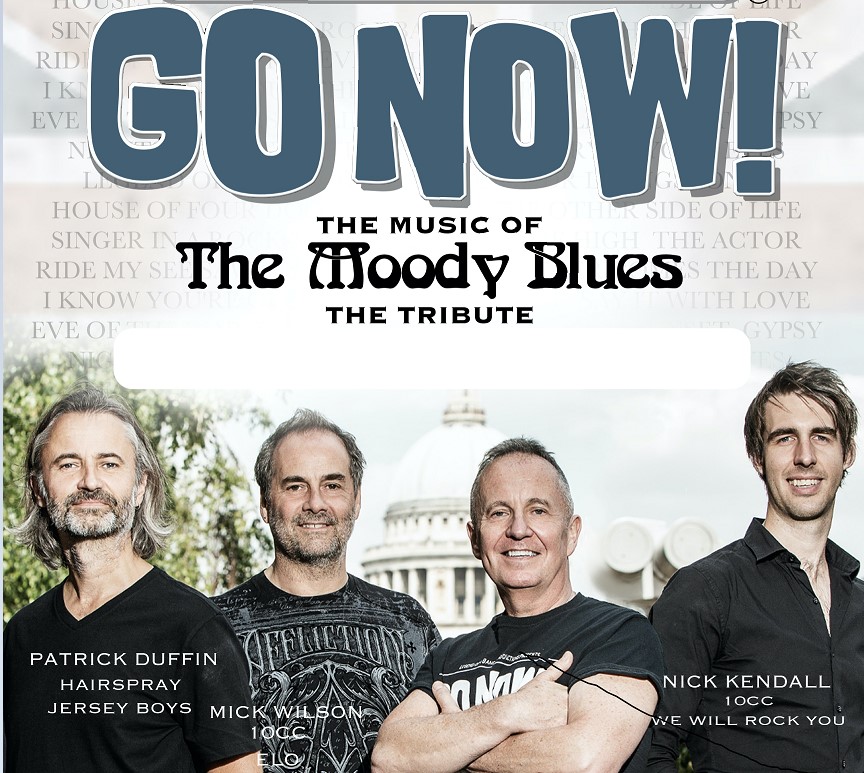 📆Friday 30 August Drummer Gordy Marshall toured with the Moody Blues for 25 years, he along with Mick Wilson (lead singer of 10cc),  have brought together the very best Musicians in the country to create the ultimate tribute to the greatest classic rock band🎤🎸