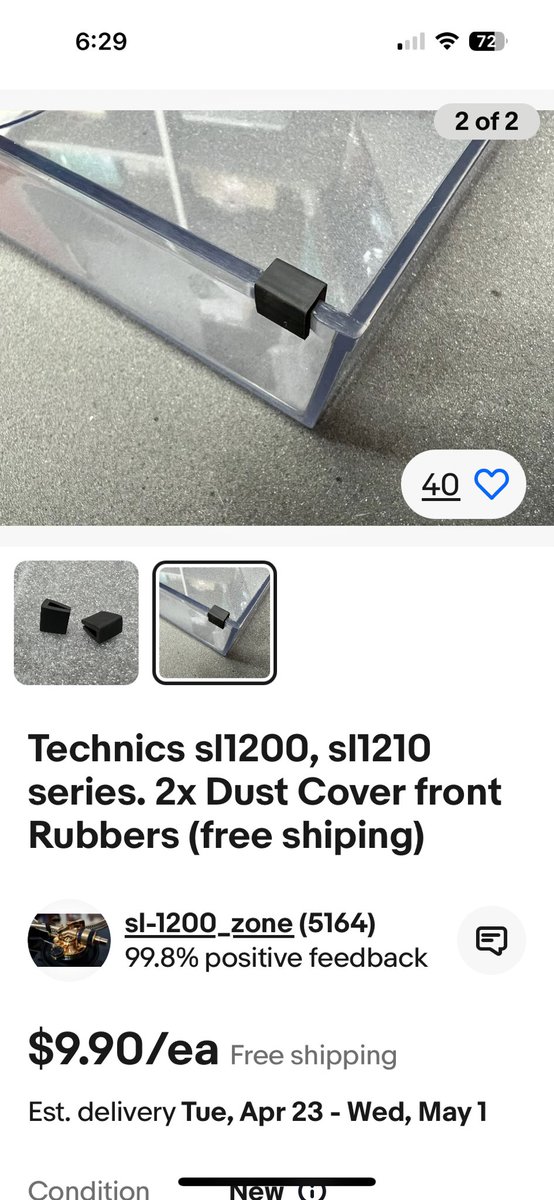 Hey y’all- Trying to score these in bulk and can’t seem to figure out search terms for them (bumpers/wire feet/u channel/etc) that isn’t a long roll of weatherstripping or glass protector. Anyone have a clue? Also, what’s a 1200 dustcover’s thickness? Guessing 4mm?