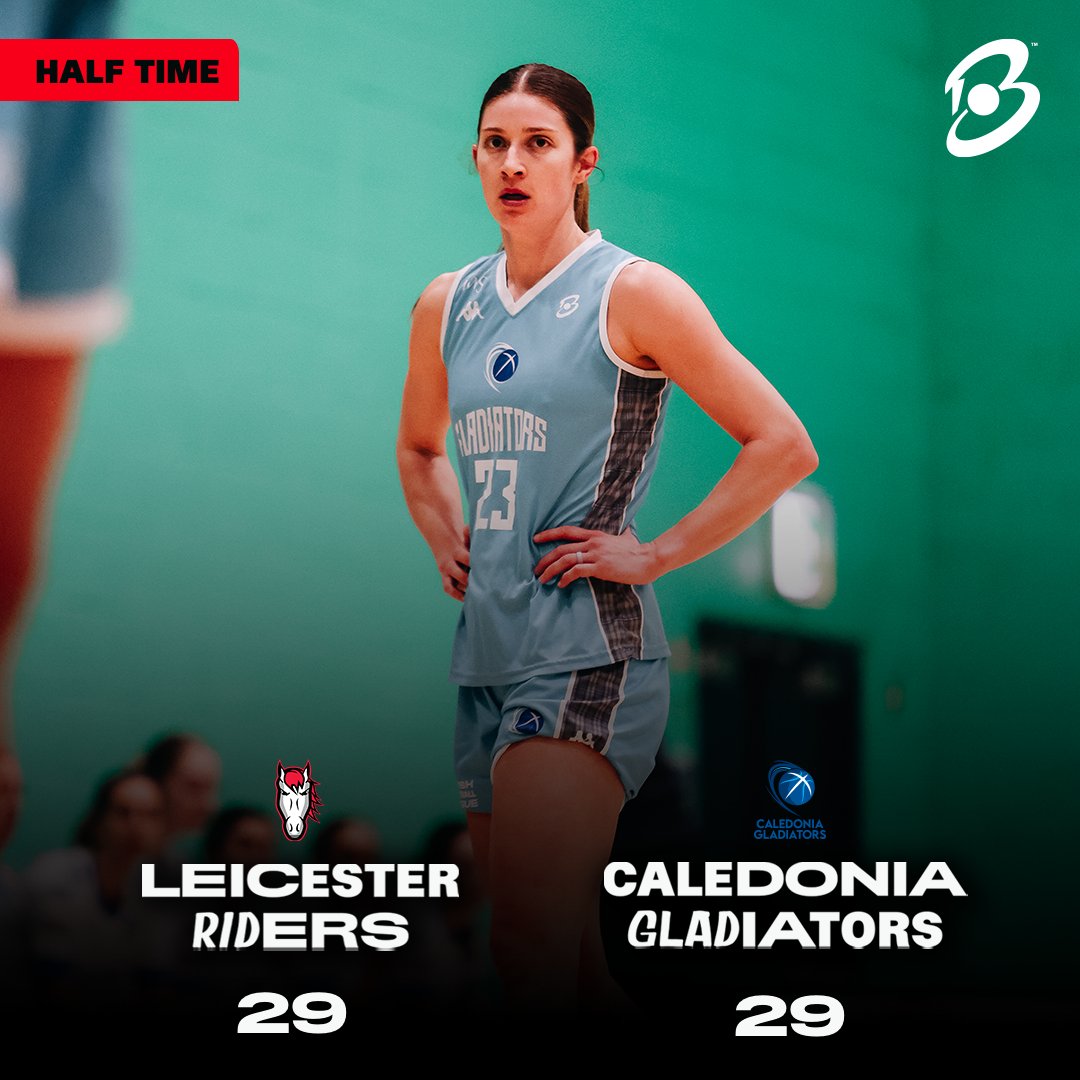 This is one not to miss👀 @Cal_Gladiators and @RidersWomen are neck and neck going into the second half🔥 Watch the action here👇 📺youtube.com/@BritishBasket… #UNBEATABLE #BritishBasketballLeague