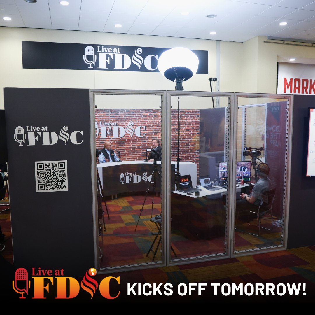 Live @ FDIC kicks off from our event podcast studio starting tomorrow at 10AM ET! Join FDIC Education Director David Rhodes, Chris McLoone, & Ted Lee for a thought-provoking opening session. Watch & listen live on the FDIC International Facebook page: facebook.com/FDICevent