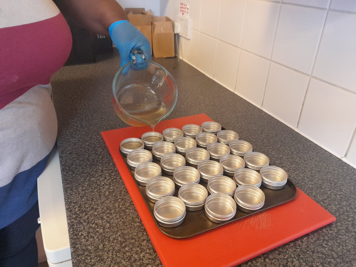 HTTHopeGarden's tweet image. Yesterday at our Saturday Drop-in, we worked together making calming balm. Made with lavender &amp;amp; self-heal. Both have amazing healing properties &amp;amp; calming effects. First batch ready for the Green Fair on May 6th. @DianeBa64157920 @MezaHodges @Bailey_NHS @NHS_ELFT @SustainableNewh