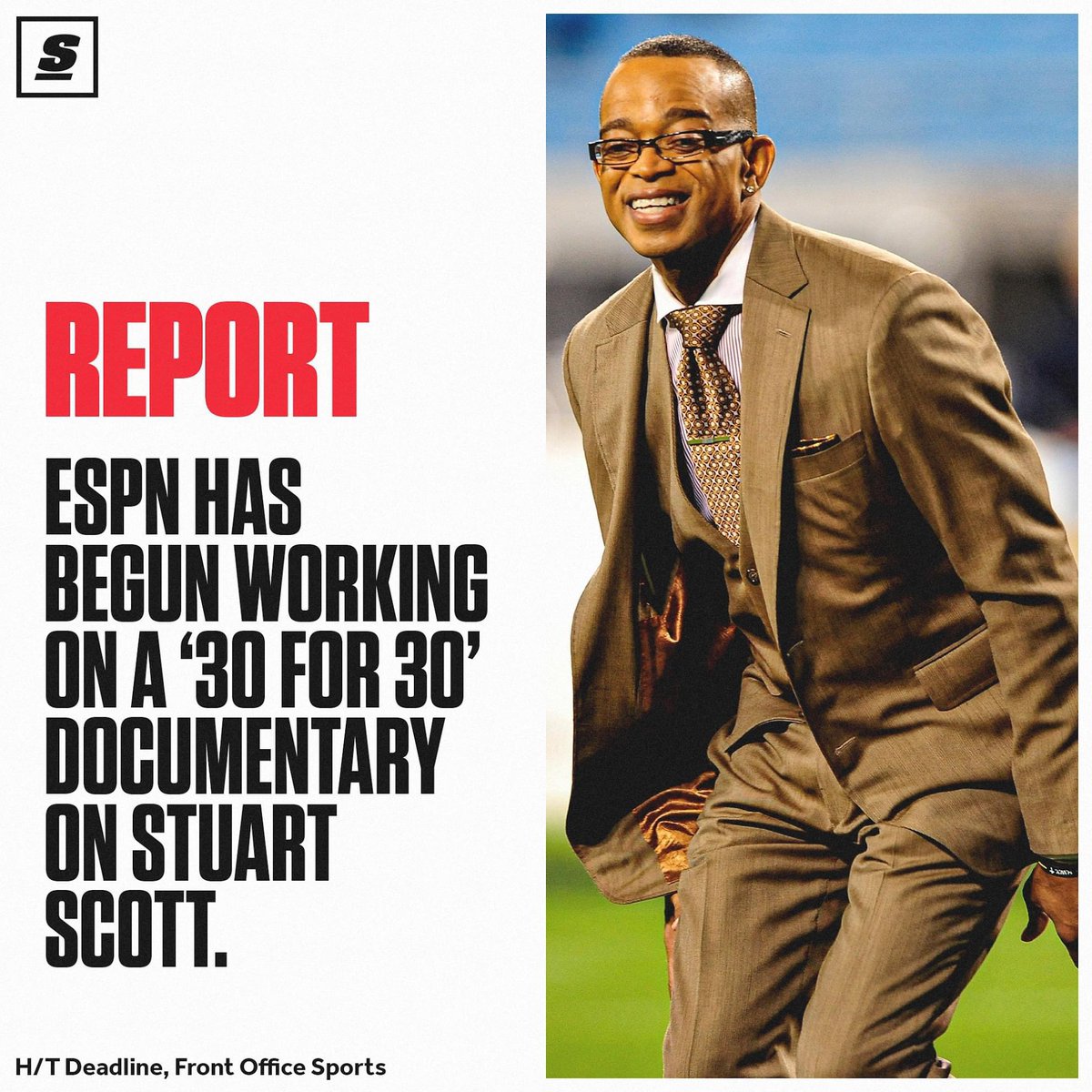 Love this for his memory and his family. Well deserved. Well done #ESPN. #StuartScott. #AsCoolAsTheOtherSideOfThePillow #BooYah!