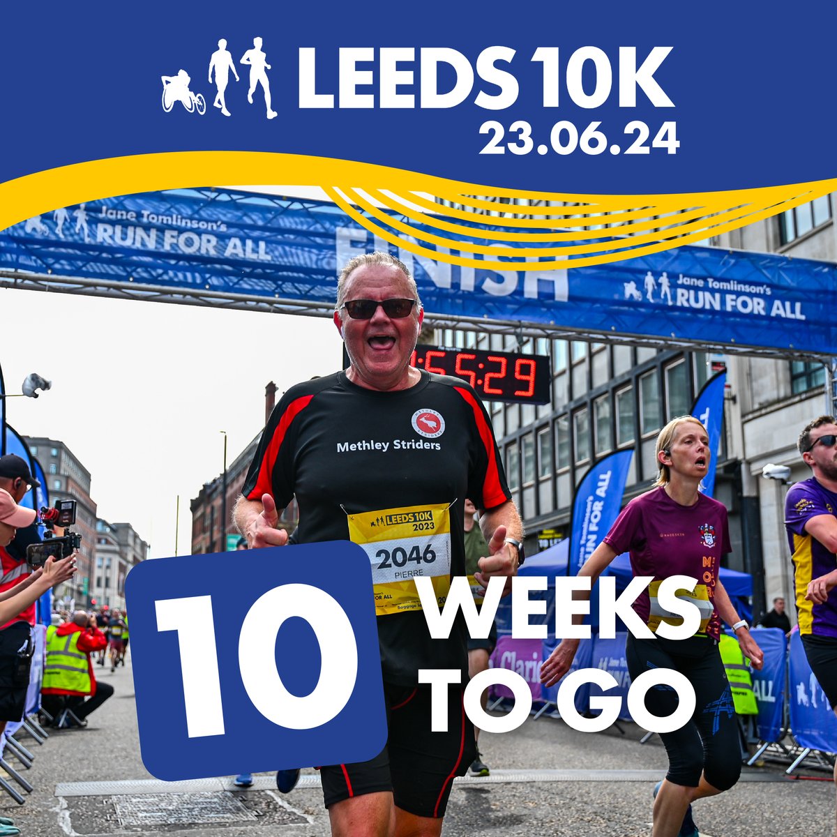 The weeks are counting down to the Leeds 10K📅 Thinking of signing up? There is still time to get your name in and get the training in🏃 #runforall #leeds10k #leeds #10krace #10kevent